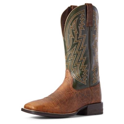 Ariat Western: Dynamic Botas Western Hombre - Marrones / Verde (OFDWI0153)